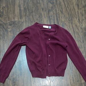 The Children's Place Maroon Cardigan